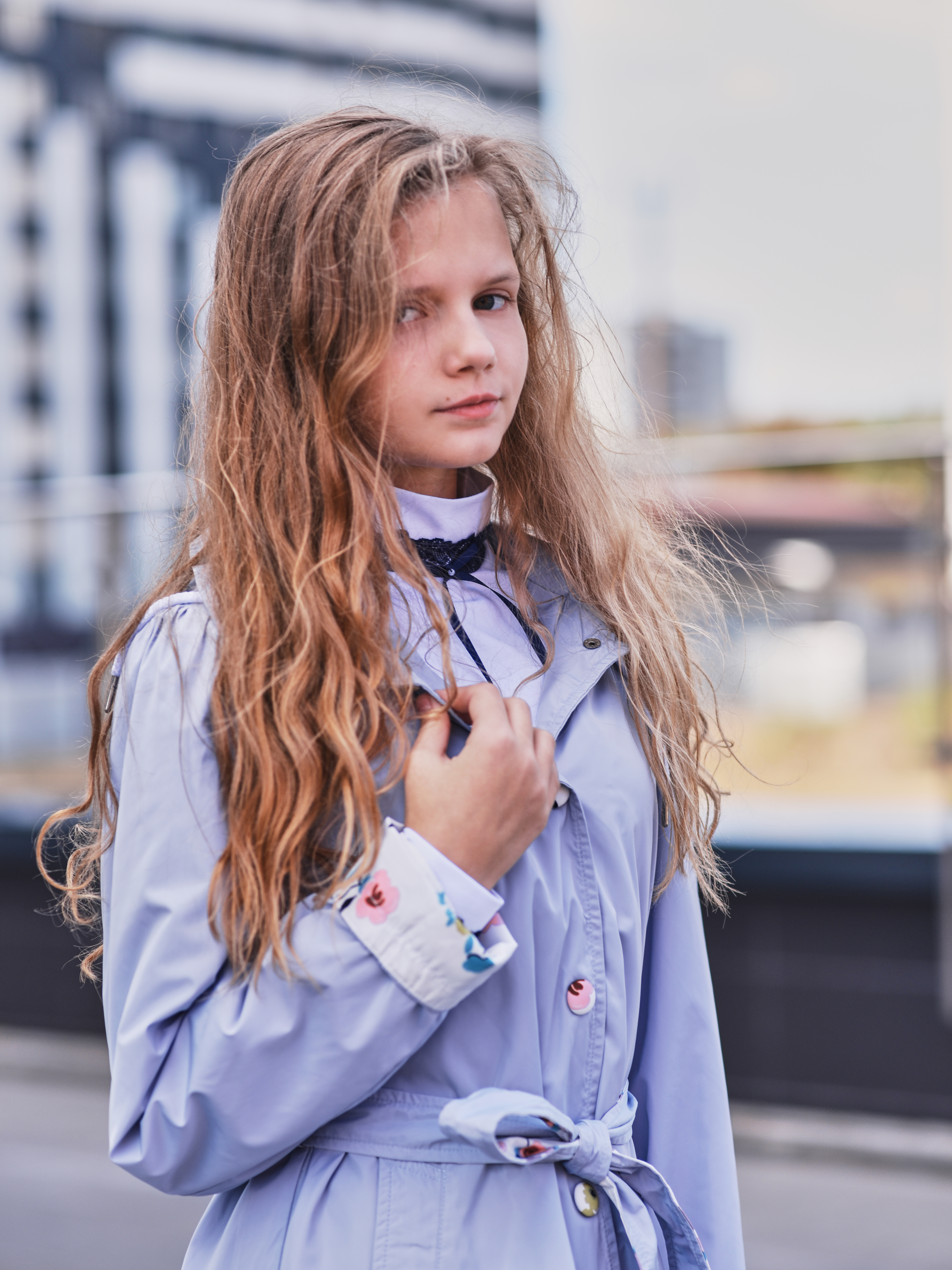 Плащ для девочки