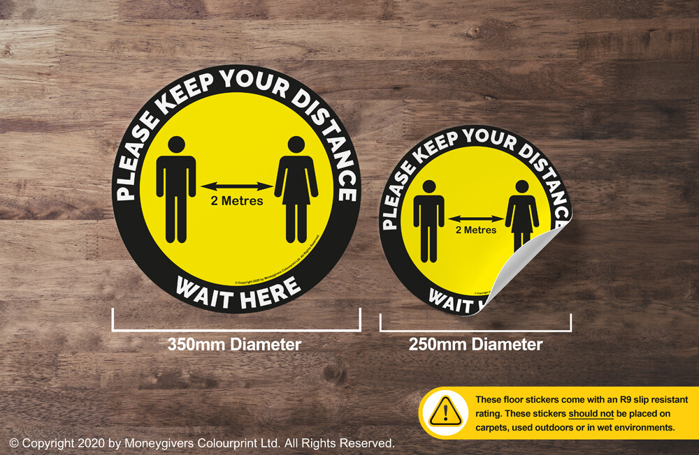 Keep Your Distance (Floor Sticker) Keep Your Distance (Floor Sticker)