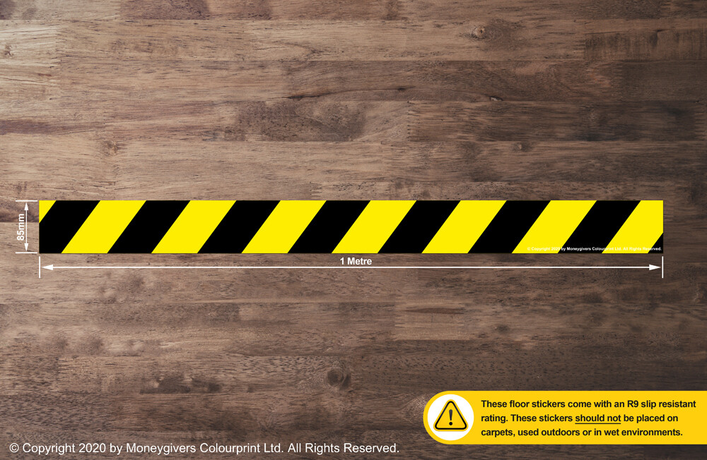 Hazard Strip (Floor Sticker) Hazard Strip (Floor Sticker)