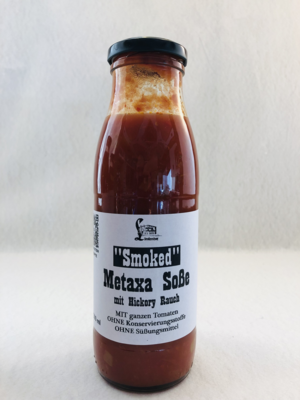 "Smoked" Metaxa Soße mit Hickory Rauch "Smoked" Metaxa Soße mit Hickory Rauch