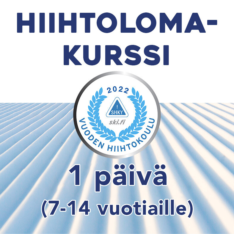 Hiihtolomakurssi 1 päivän
