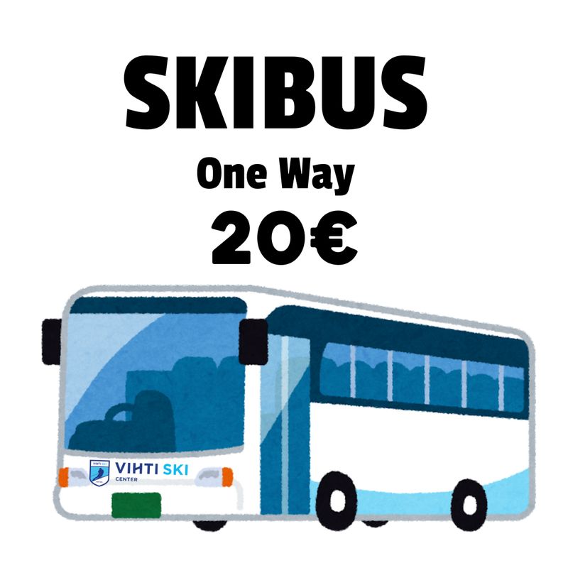 SkiBus 20€ yhdensuuntainen matka/ One way ticket