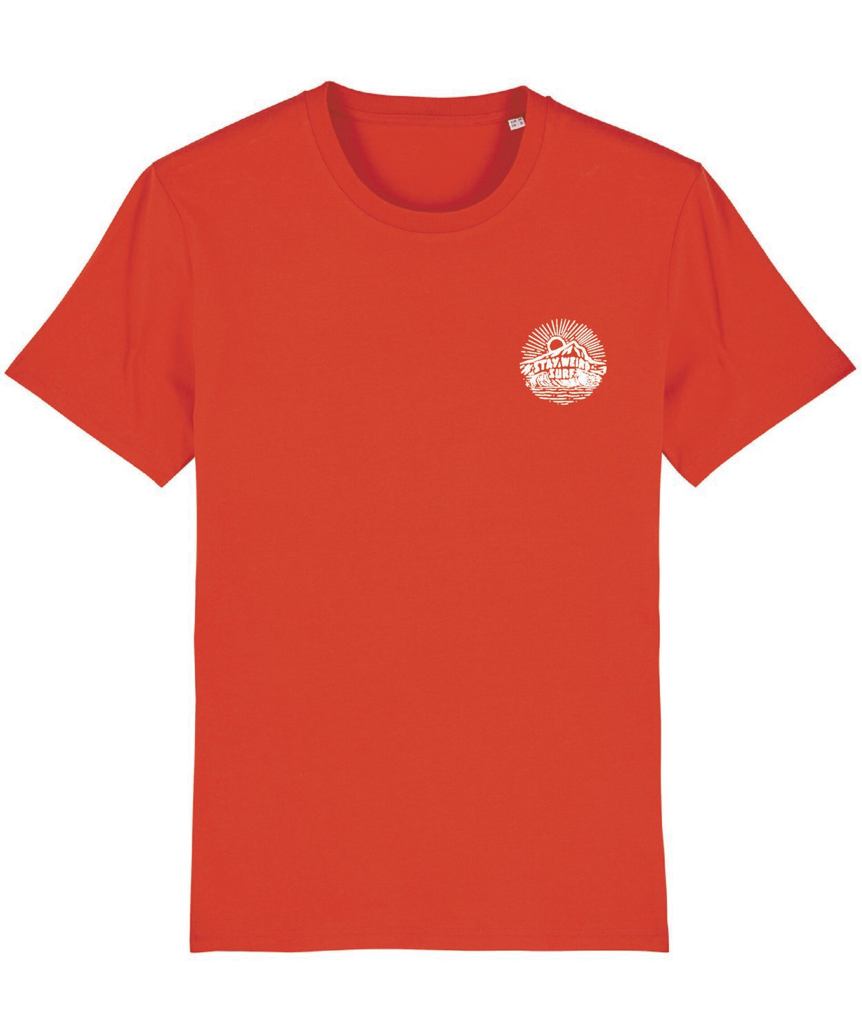 Stay Weird Surf  Logo Tee - Unisex 100% Organic Cotton
