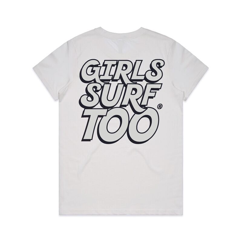 ​GIRLS SURF TOO®  The Iconic Tee