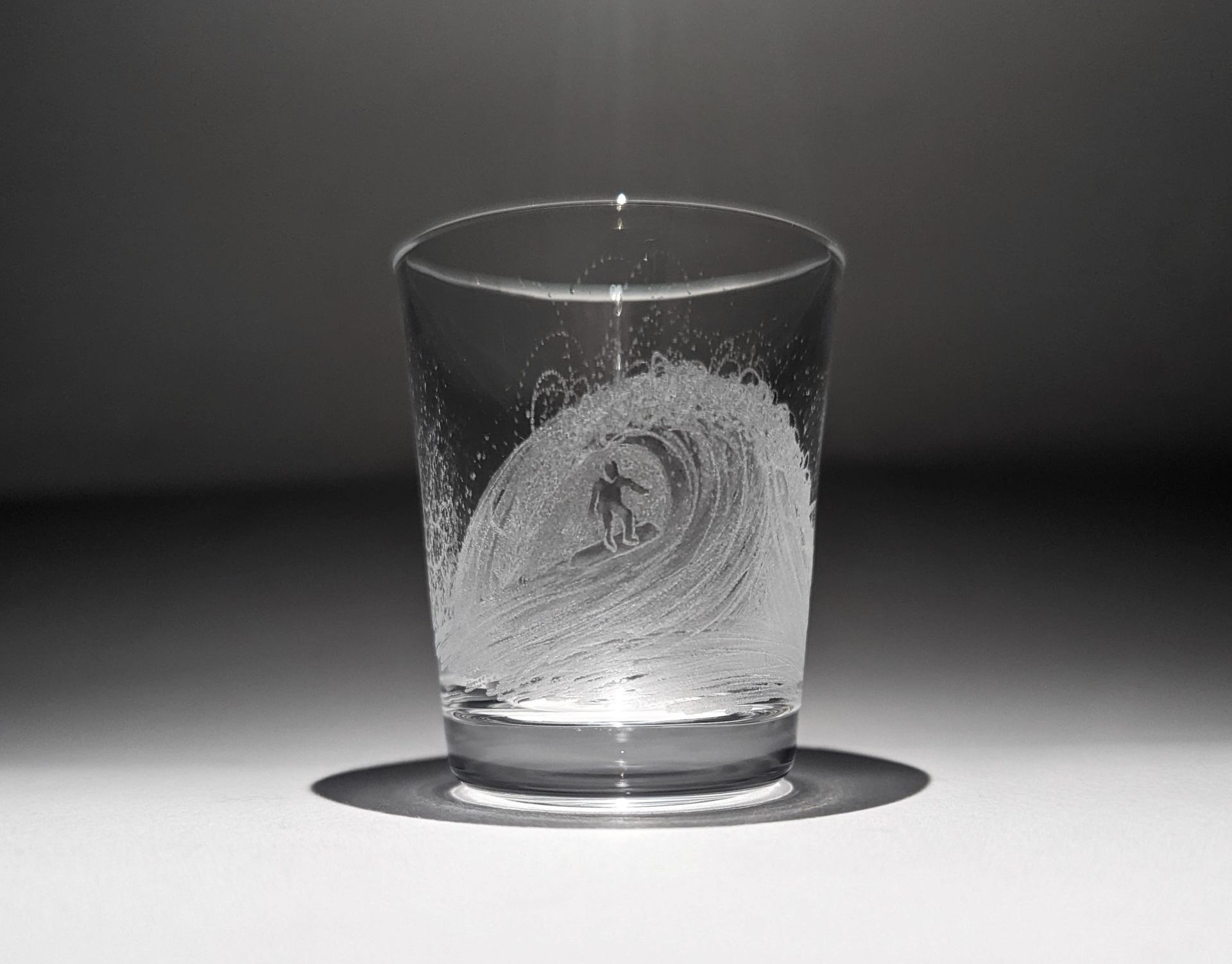 Engraved RCR  Crystal Shot Glass