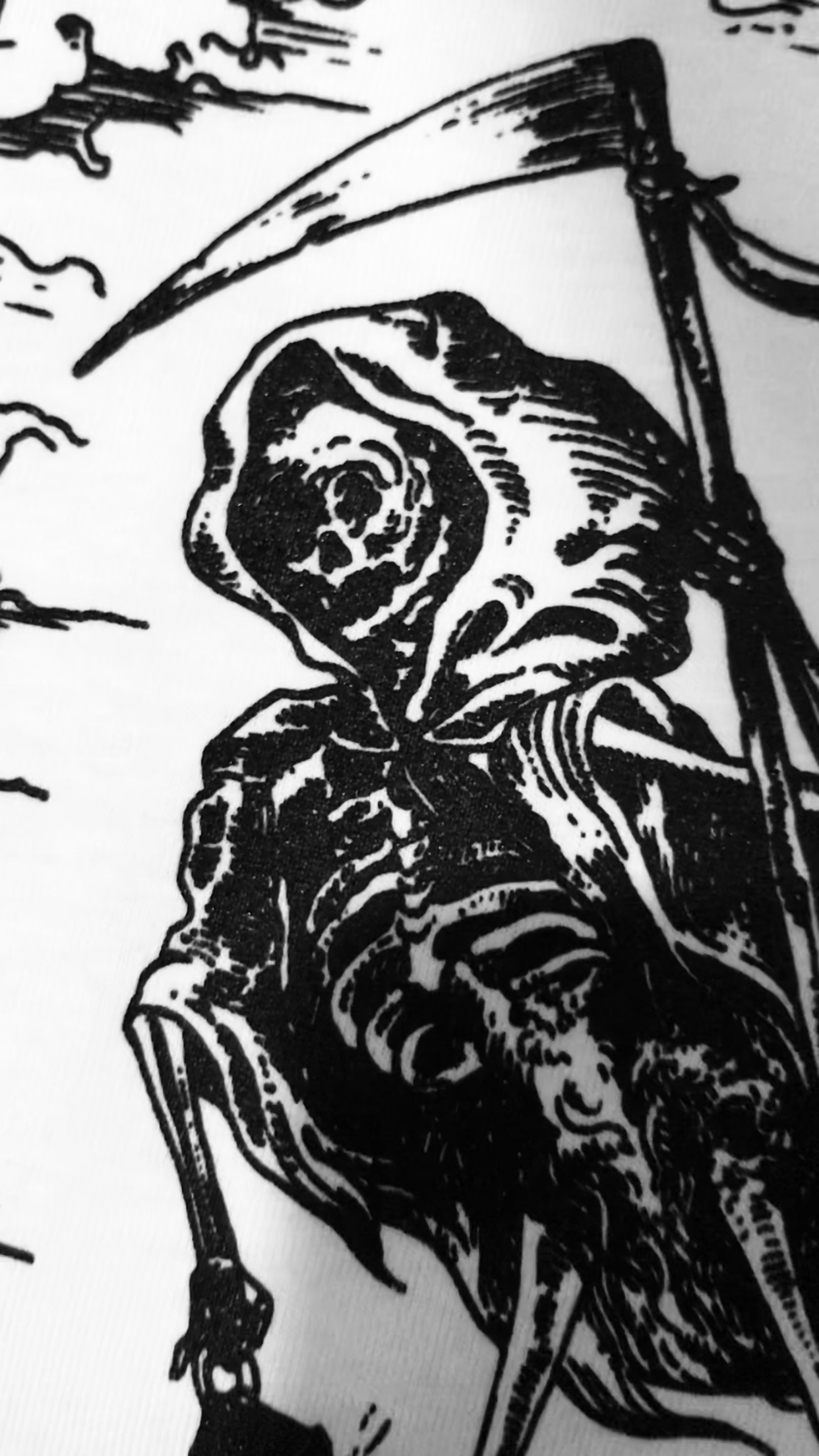 The Grim Shredder,  Working Kills Your Surfing Skills  100% Organic  Cotton Tee