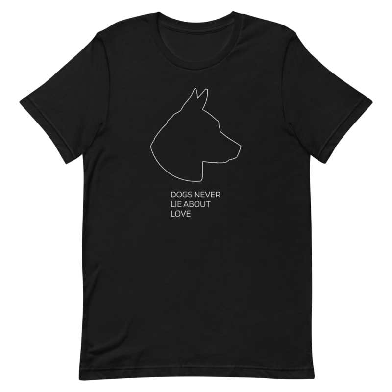 UNUSI Black T-shirt With White Design REX UNUSI Black T-shirt With White Design REX