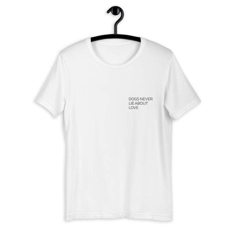 UNUSI White T-shirt With Black Design JEFFRY UNUSI White T-shirt With Black Design JEFFRY