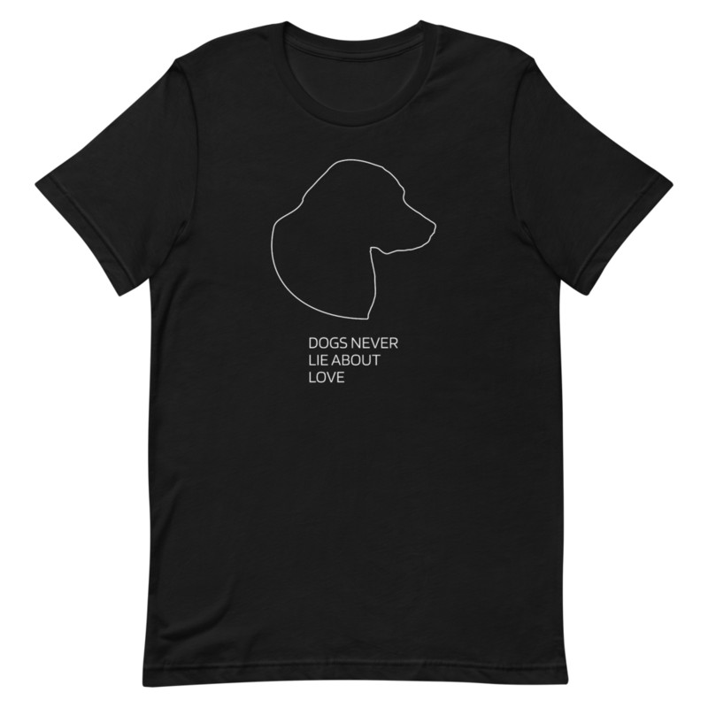 UNUSI Black T-shirt With White Design BELLA UNUSI Black T-shirt With White Design BELLA
