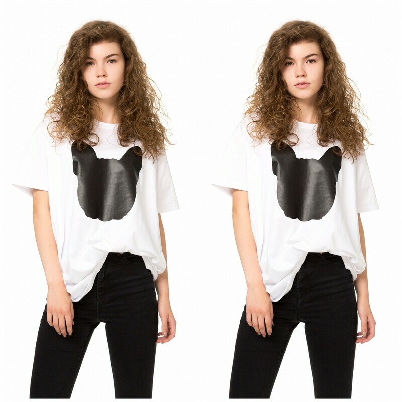 UNUSI T-shirt Twinset With Black Logo UNUSI T-shirt Twinset With Black Logo