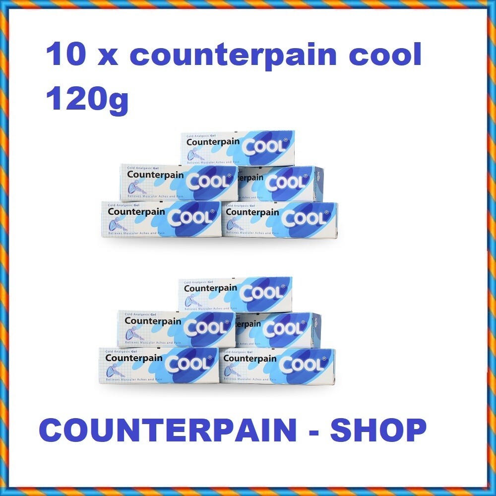 10 X Counterpain Cool 120gr