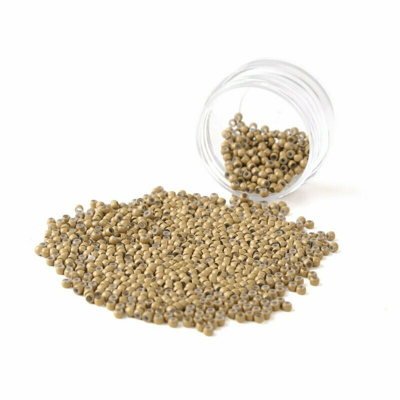 Silicone  lined Nano Beads #8 (Dark Blonde)