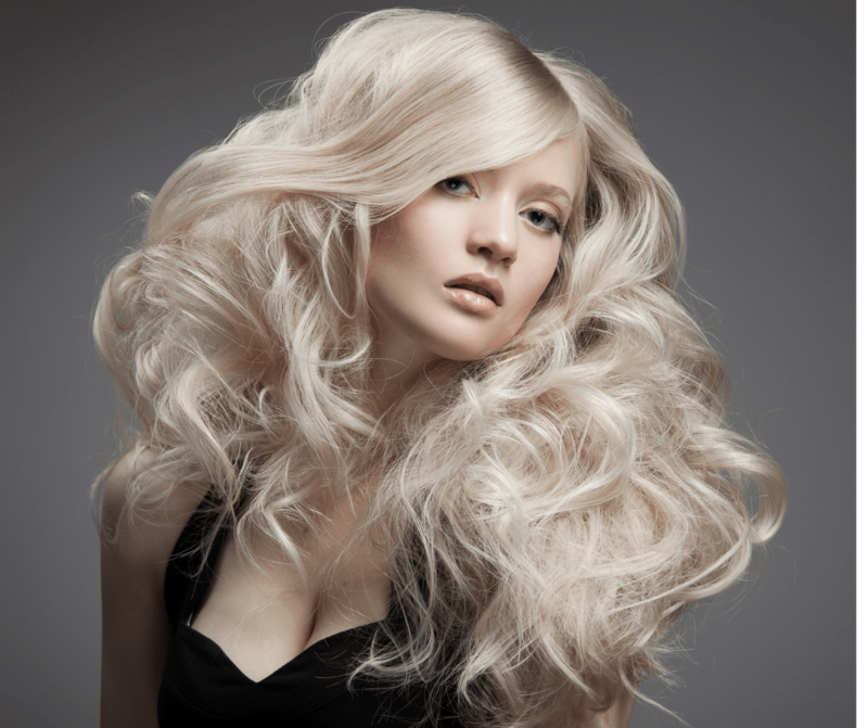 Flat weft weaving hair - Platinum Blonde( #1001)