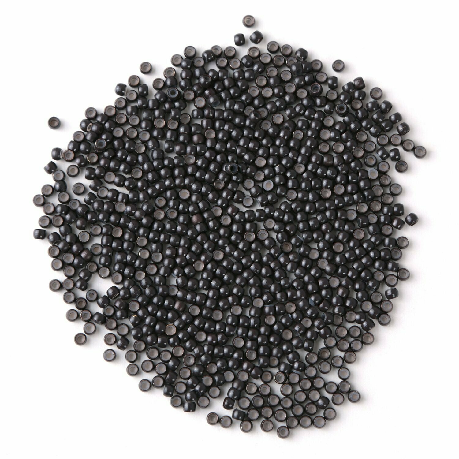 Silicone lined Nano Beads #3 (Dark  Brown)