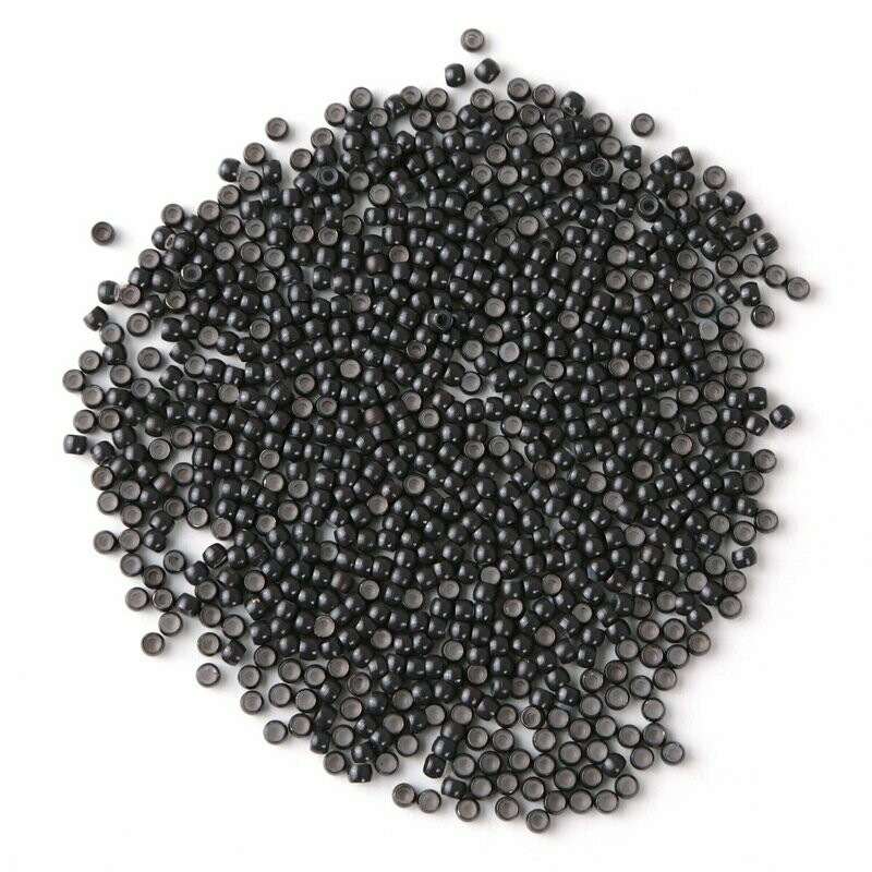 Silicone lined Nano Beads #3 (Dark  Brown)