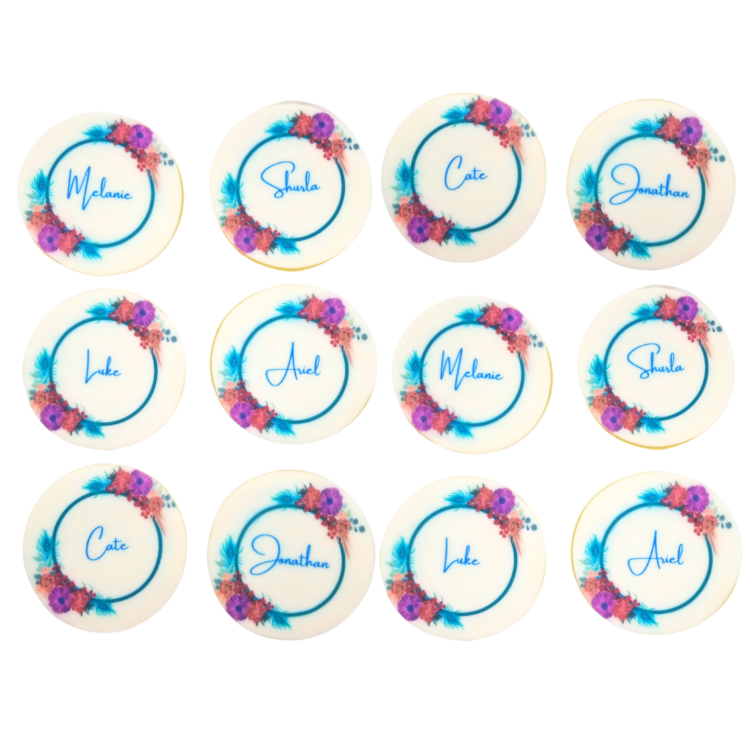 2D Multi-Design Bespoke Cookies (1 Dozen)