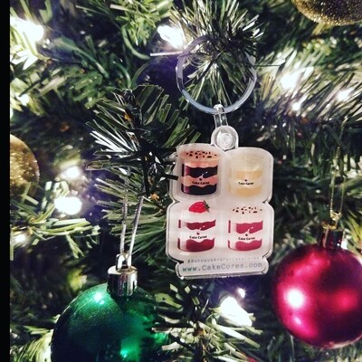 Cake Cores Keychain Ornament