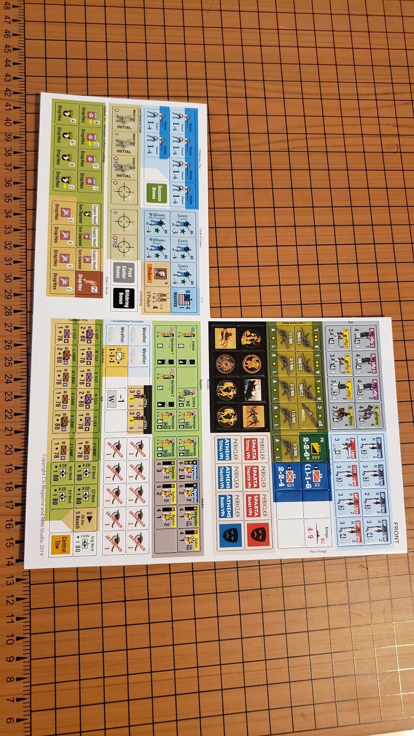 C3i Nr 33 Countersheet without Waterloo Counters