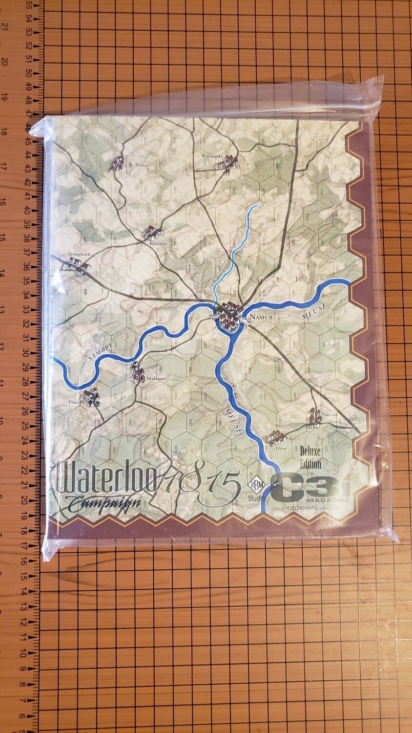 Waterloo Mounted Map