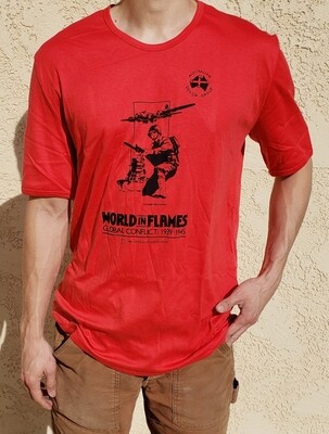 World in Flames 1988 Vintage Shirt