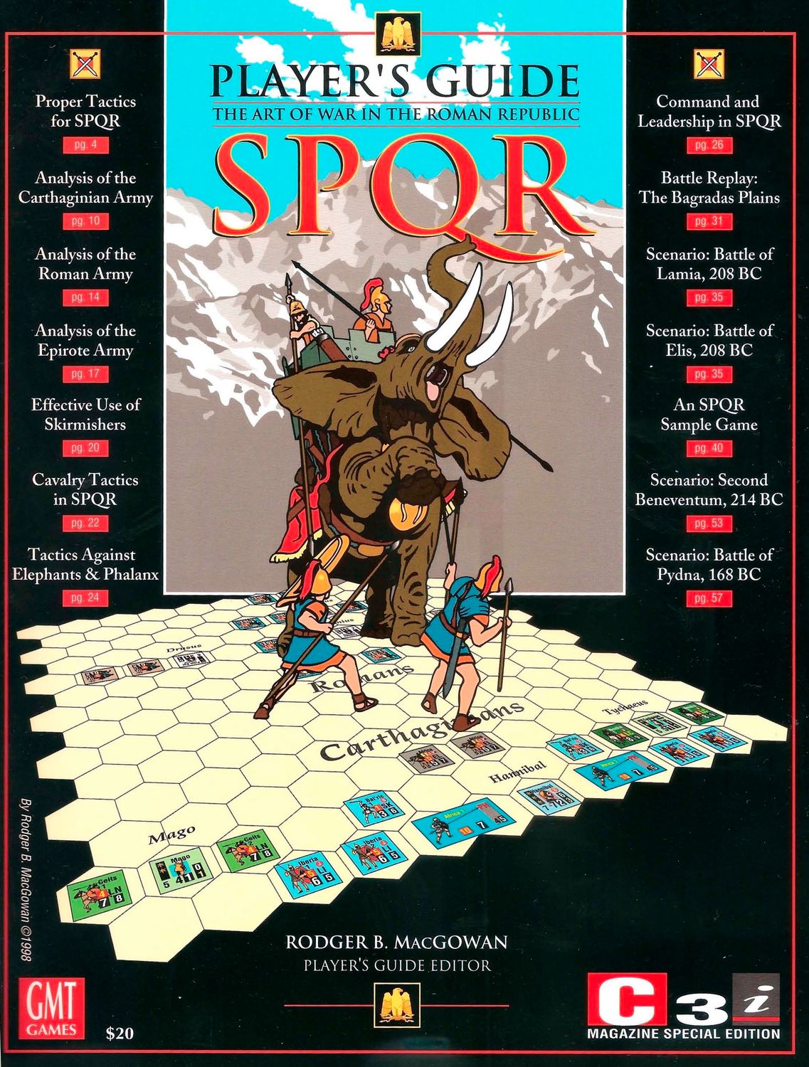 C3i Magazine Special Edition: SPQR Player's Guide [GMT Games]