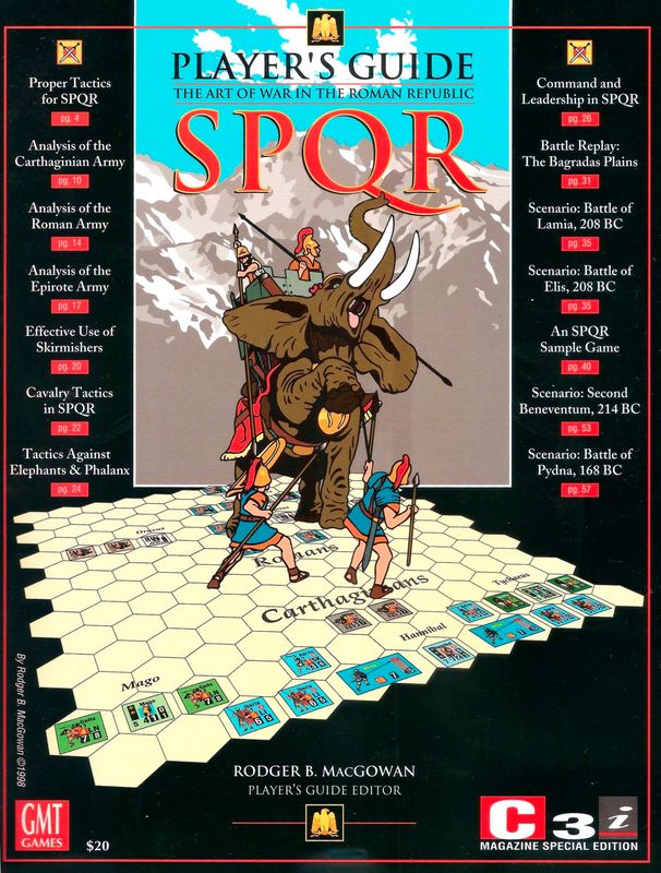 C3i Magazine Special Edition: SPQR Player's Guide [GMT Games]