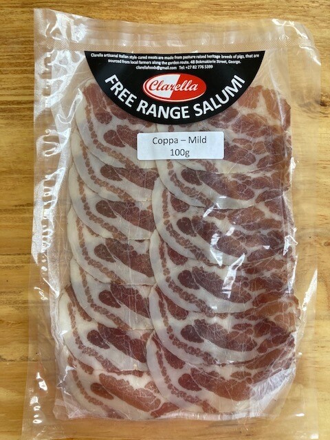 Clarella - Coppa Mild 100g Clarella - Coppa Mild 100g