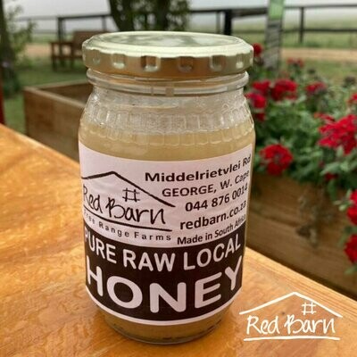 Honey 500ml Raw, local, unheated, glass bottle