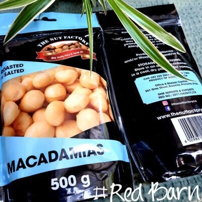 Nuts - Roasted and Salted Macadamia Nuts 500g