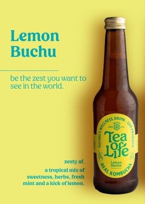 Kombucha Lemon Buchu 340ml