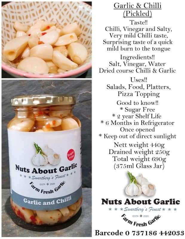 Pickled Garlic &amp; Chilli 250g