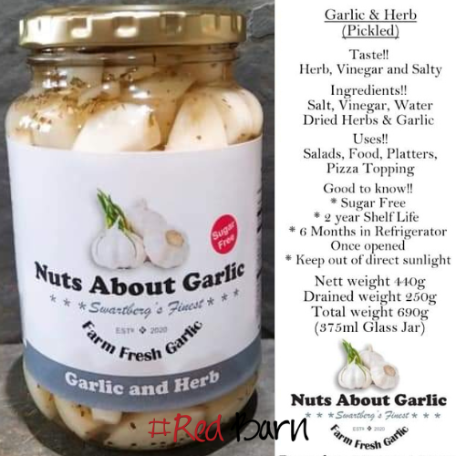 Pickled Garlic &amp; Herbs 250g