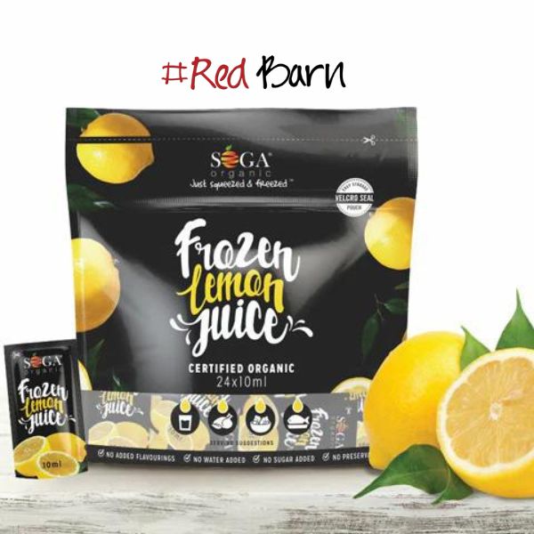 SOGA Organic Lemon Juice Sachet 24x 10ml