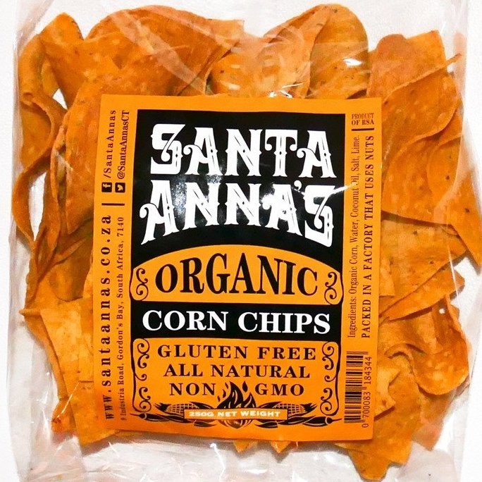 Corn Chips Organic 250g Family Bag