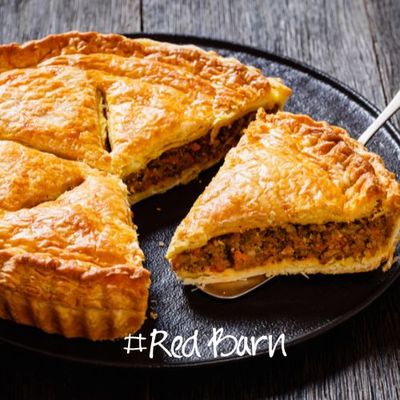 Pies Round Frozen Beef Family Size 1kg
