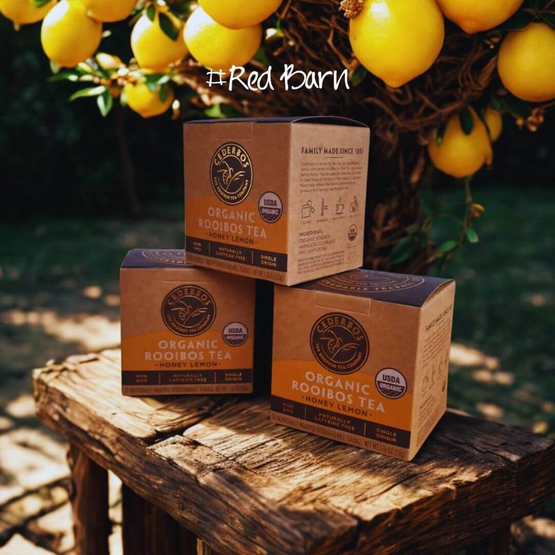 Organic Honey and Lemon Rooibos Tea Cederbos