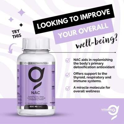 Vitamin G - NAC Capsules 600mg