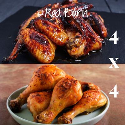 Portion Pack ( 4 x wings, 4 x drums)