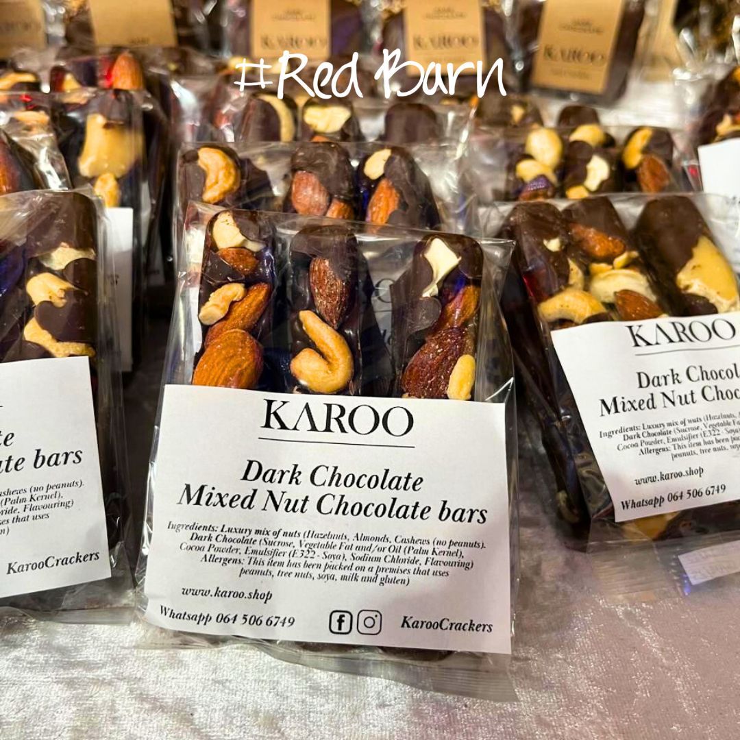 Karoo Dark Chocolate Mixed Nut Bars +- 100g