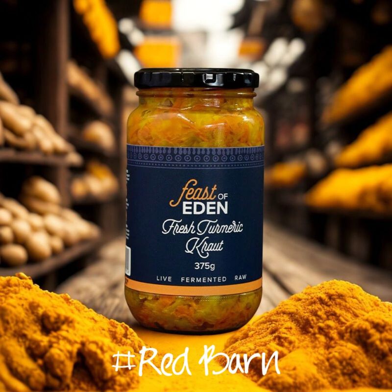 Fresh Tumeric Sauerkraut 375g
