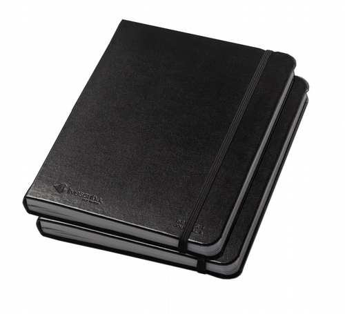 Pack 2 Libretas Cuero A5 - Modelos 5-6 Negro - Lineas
