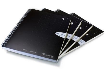 Pack 4 Cuadernos Livescribe A5 - Negros