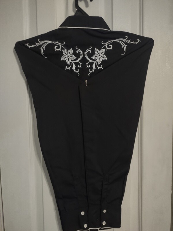 California embroidered western shirt