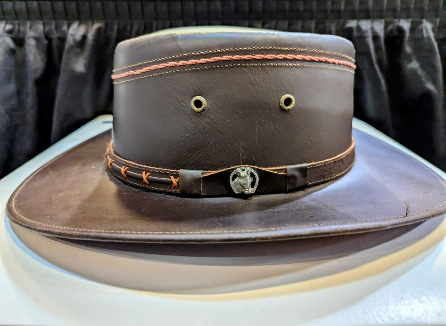 Brown Leather Golfer