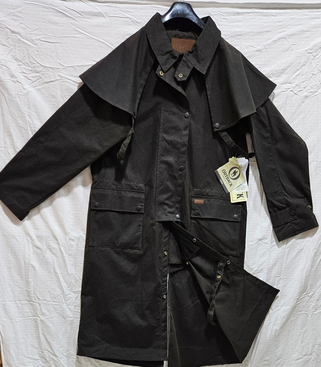 Oilskin Duster Jacket