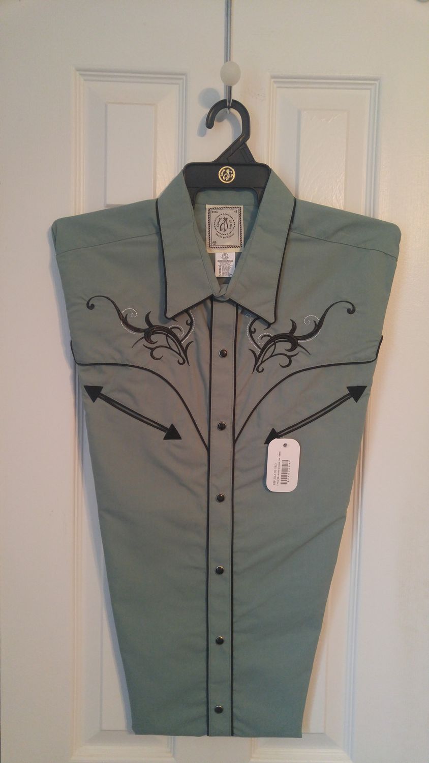 Green Kansas Western Shirt