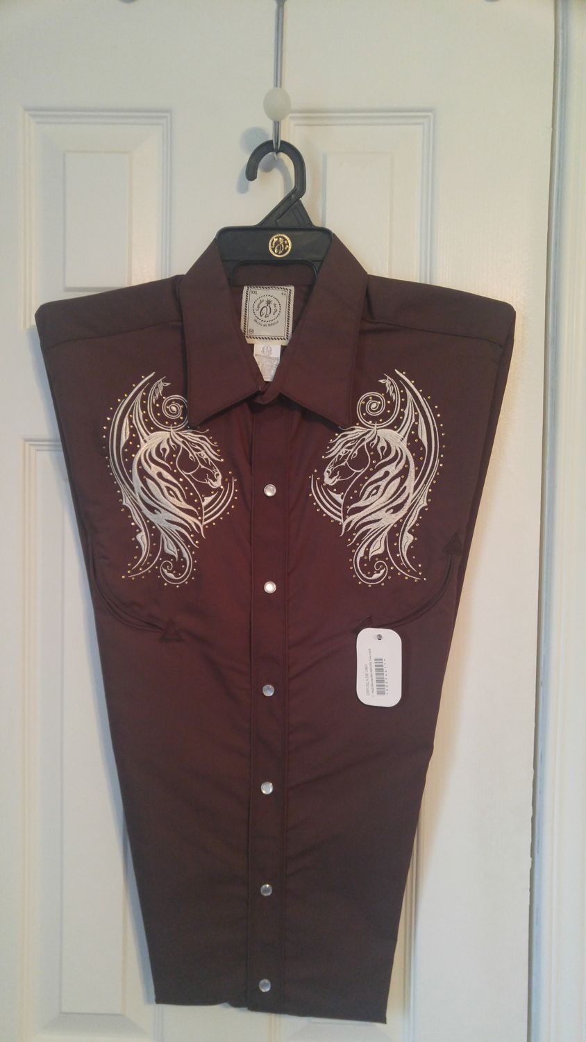 Wine Denver Western Shirt