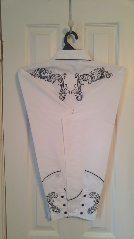 White Texas Western Shirt