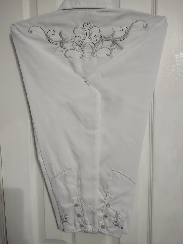 White on White Kansas Western Shirt