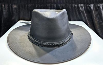 Flat Brim Leather